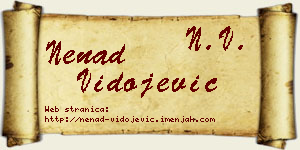 Nenad Vidojević vizit kartica